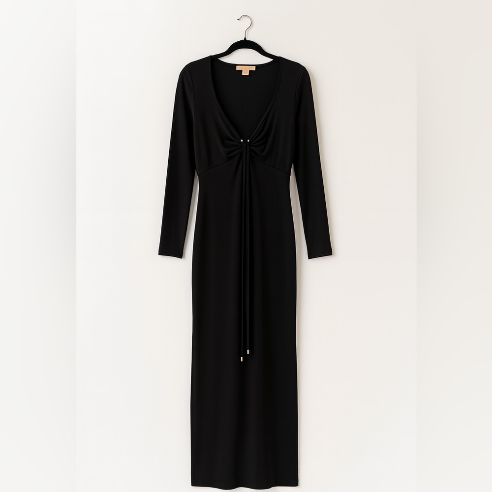 Michael Kors Black Long Sleeve Dress